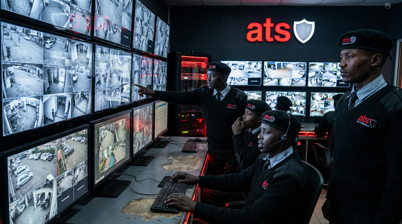 ATS Group professional event security team in formation ready for deployment